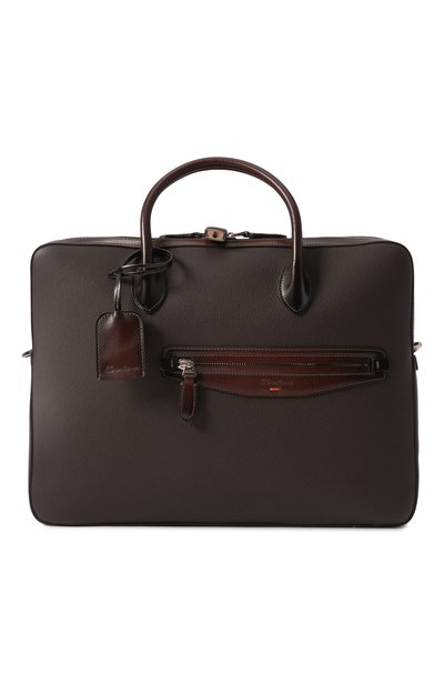Мужская портфель SANTONI, арт. UIBGA2868BS-ACSU