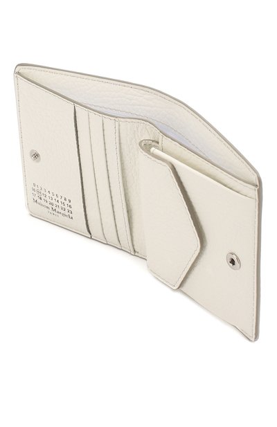 Кожаный кошелек MAISON MARGIELA белого цвета по цене 33900 руб., арт. S56UI0140/P0399, фото 3 Кожаный кошелек MAISON MARGIELA, арт. S56UI0140/P0399, фото 3