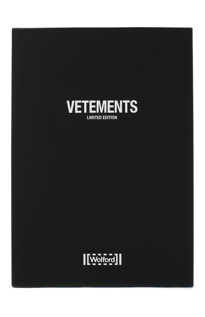 Женские колготки с логотипом бренда VETEMENTS, арт. WAH21AC302 1380/BLACK