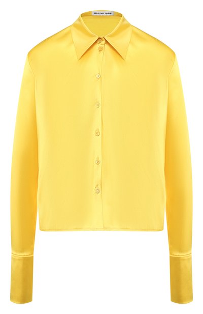 Женская атласная блузка BALENCIAGA, арт. 571094/TA021