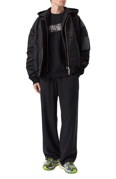 Хлопковая футболка OFF-WHITE, арт. 0MAA120F25JER00N, фото 2