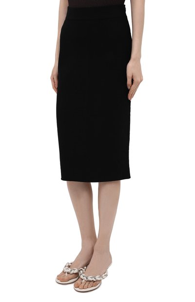 Юбка из вискозы ALEXANDER MCQUEEN, арт. 667773/Q1AVB, фото 3