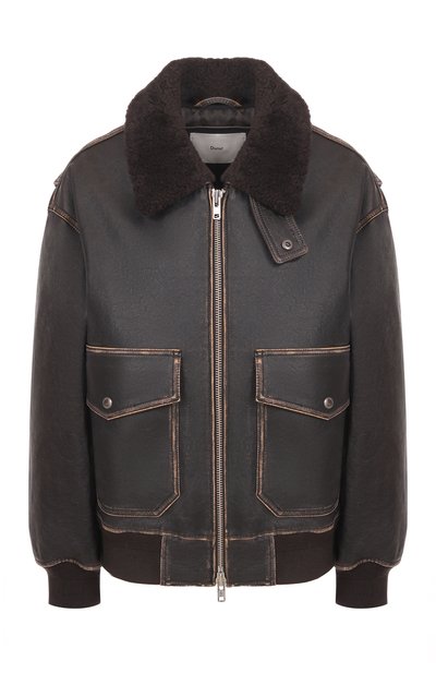 Женская кожаный бомбер DUNST, арт. UDJU5C102W2