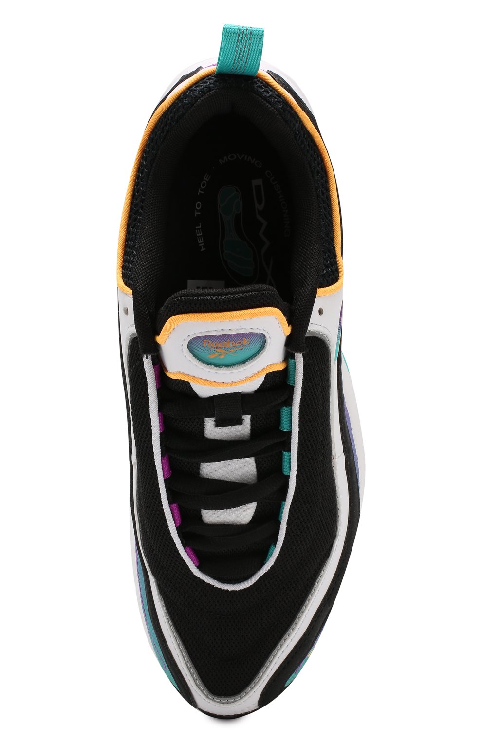 Текстильные кроссовки daytona dmx REEBOK черно-белого цвета по цене 10970 руб., арт. CN8386, фото 5 Текстильные кроссовки daytona dmx REEBOK, арт. CN8386, фото 5