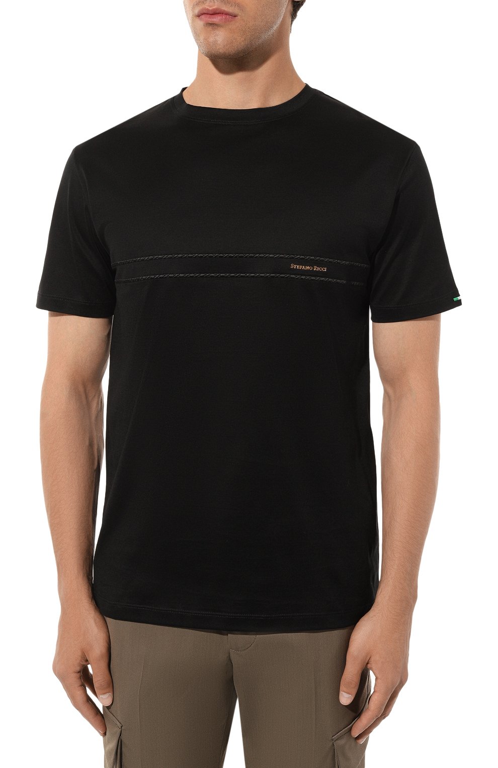Хлопковая футболка STEFANO RICCI, арт. MNH3202370/TE0001, фото 3