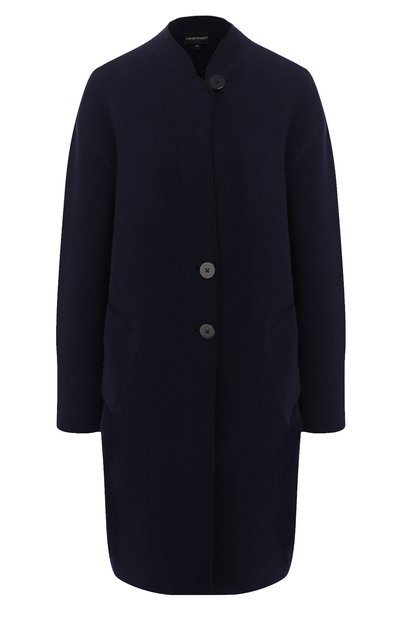 Женское пальто из смеси шерсти и хлопка EMPORIO ARMANI, арт. 6G2LT2/2M11Z