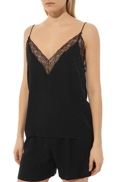 Шелковый топ GUCCI, арт. 629249 XJCUD, фото 3