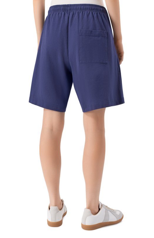 Хлопковые шорты Sporty and Rich SH03960666BL106 Синий  SH03960666BL106 Фото 4