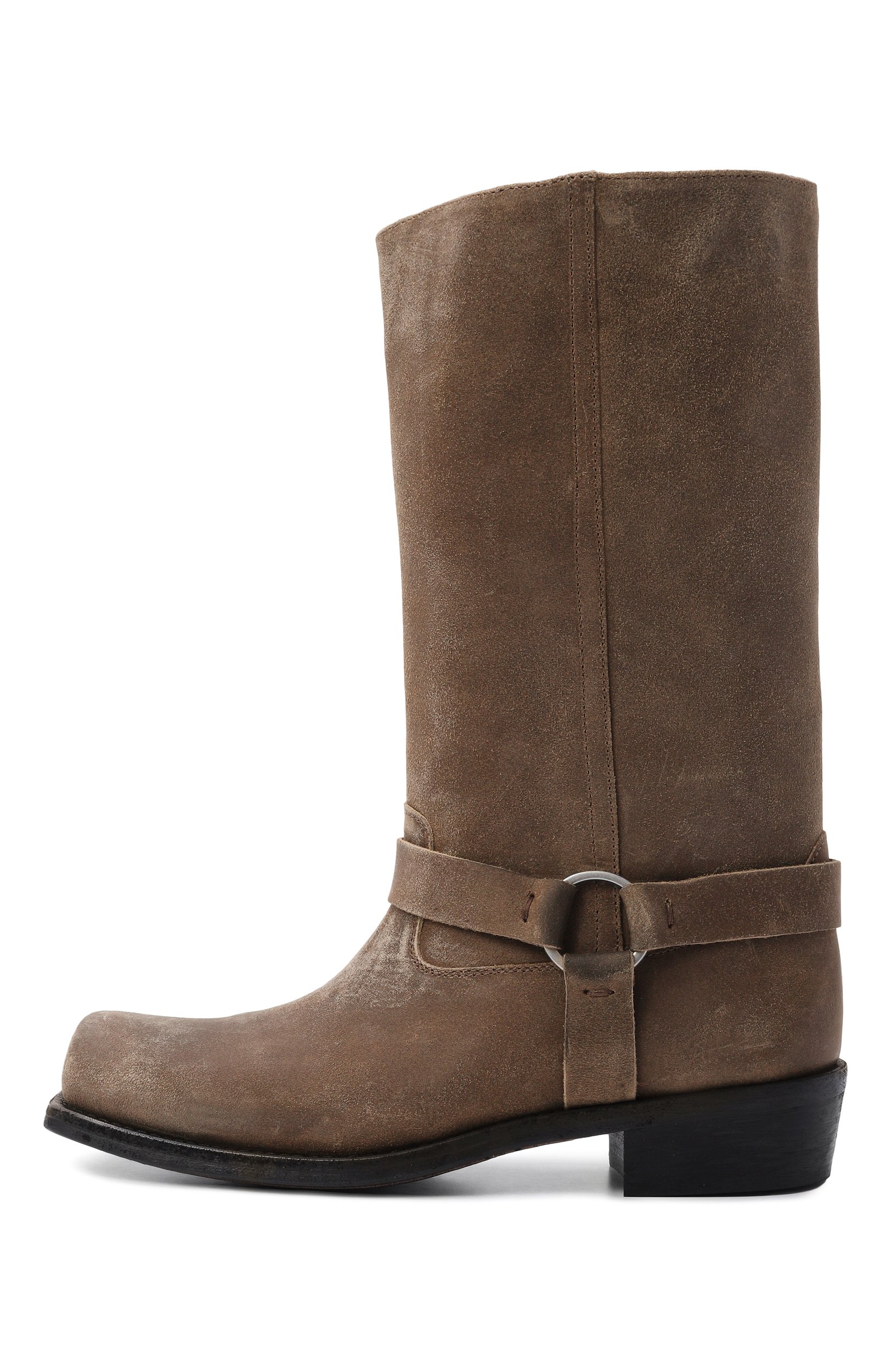 Замшевые сапоги biker GOLDEN GOOSE DELUXE BRAND, арт. GWF01057.F008237, фото 4