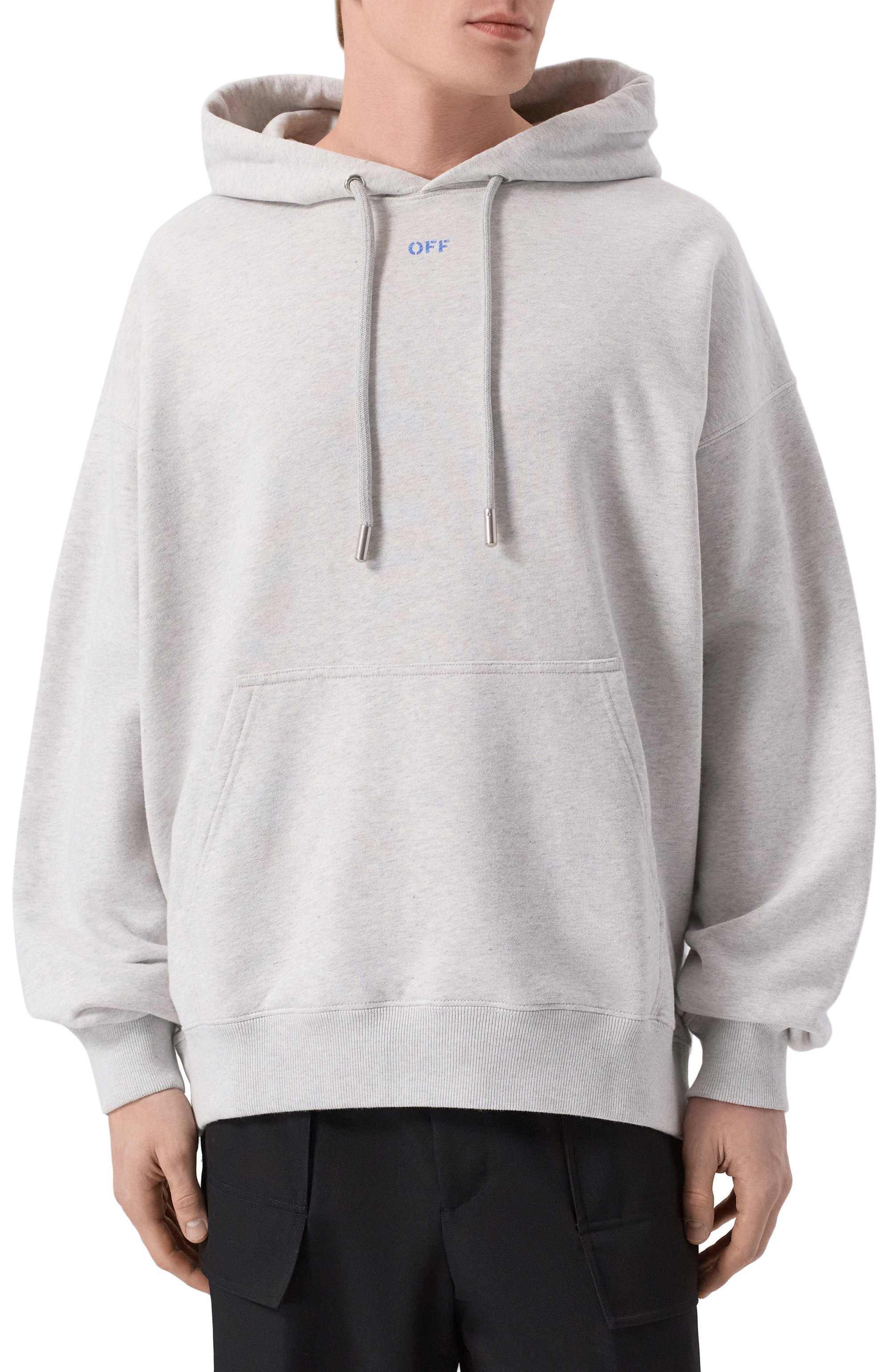 Хлопковое худи OFF-WHITE, арт. 0MBB085F25FLE00H, фото 3