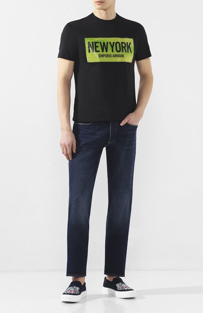 Хлопковая футболка EMPORIO ARMANI, арт. 3H1T62/1J30Z, фото 2