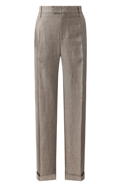 Женские льняные брюки BRUNELLO CUCINELLI, арт. MH567P8492