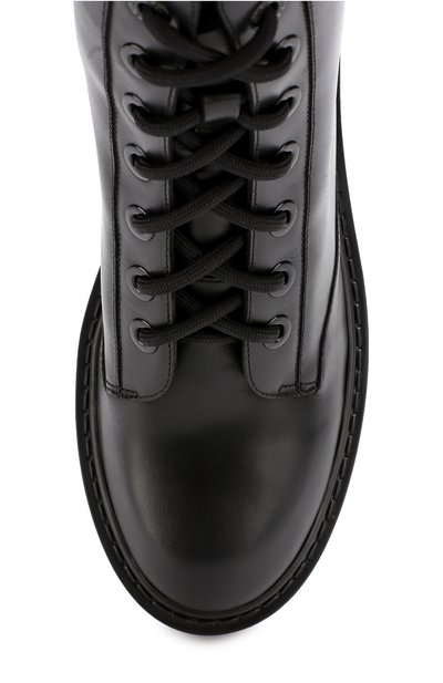 Кожаные ботинки на шнуровке KENZO, арт. F762BT341L62, фото 5