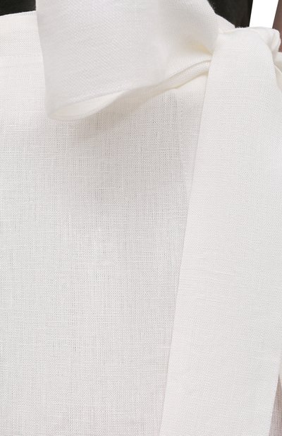 Льняная юбка-шорты ERMANNO SCERVINO белого цвета по цене 33100 руб., арт. D384P302MQQ, фото 5 Льняная юбка-шорты ERMANNO SCERVINO, арт. D384P302MQQ, фото 5