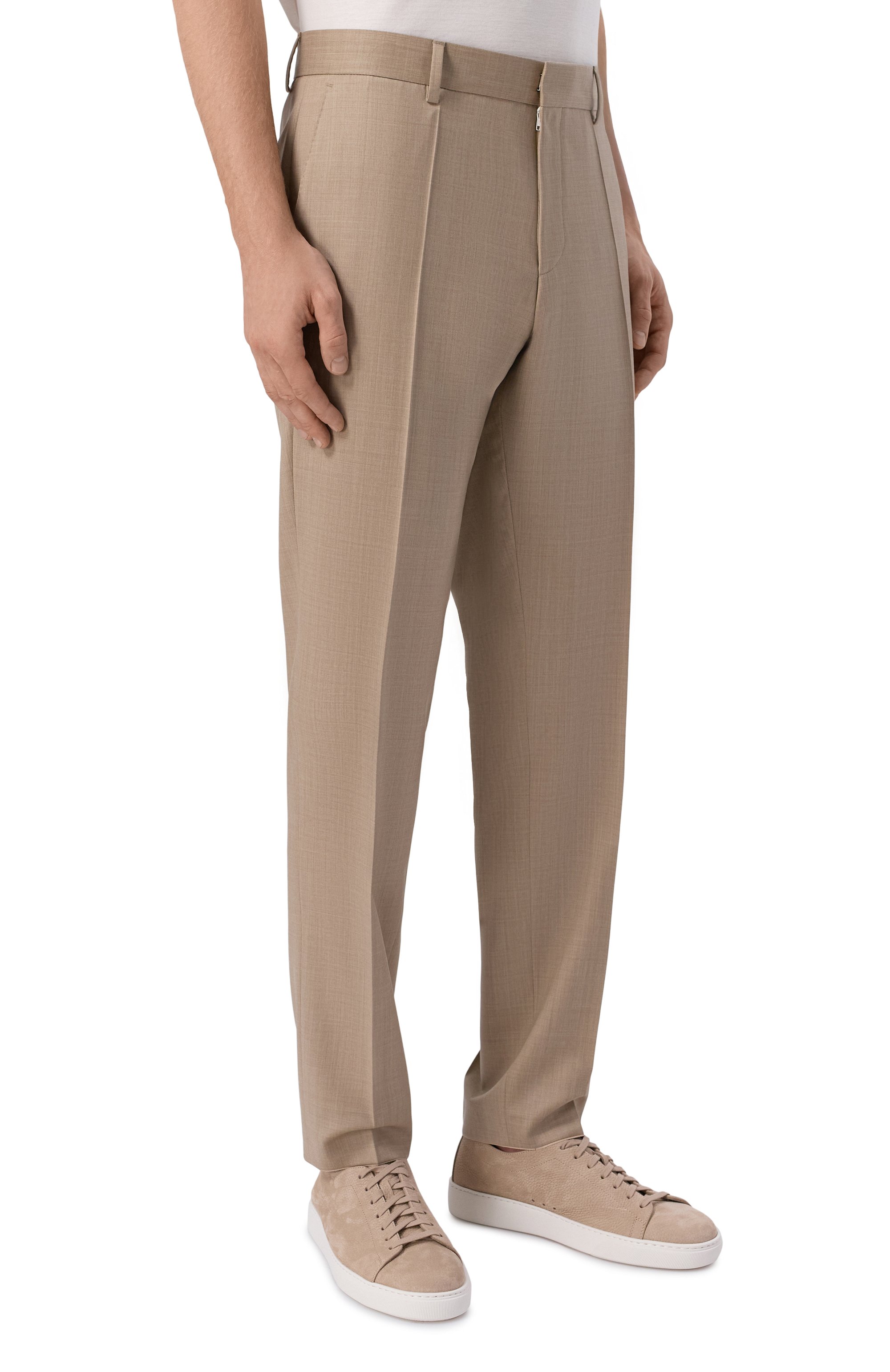 Шерстяные брюки BOSS, арт. 50469174, фото 3