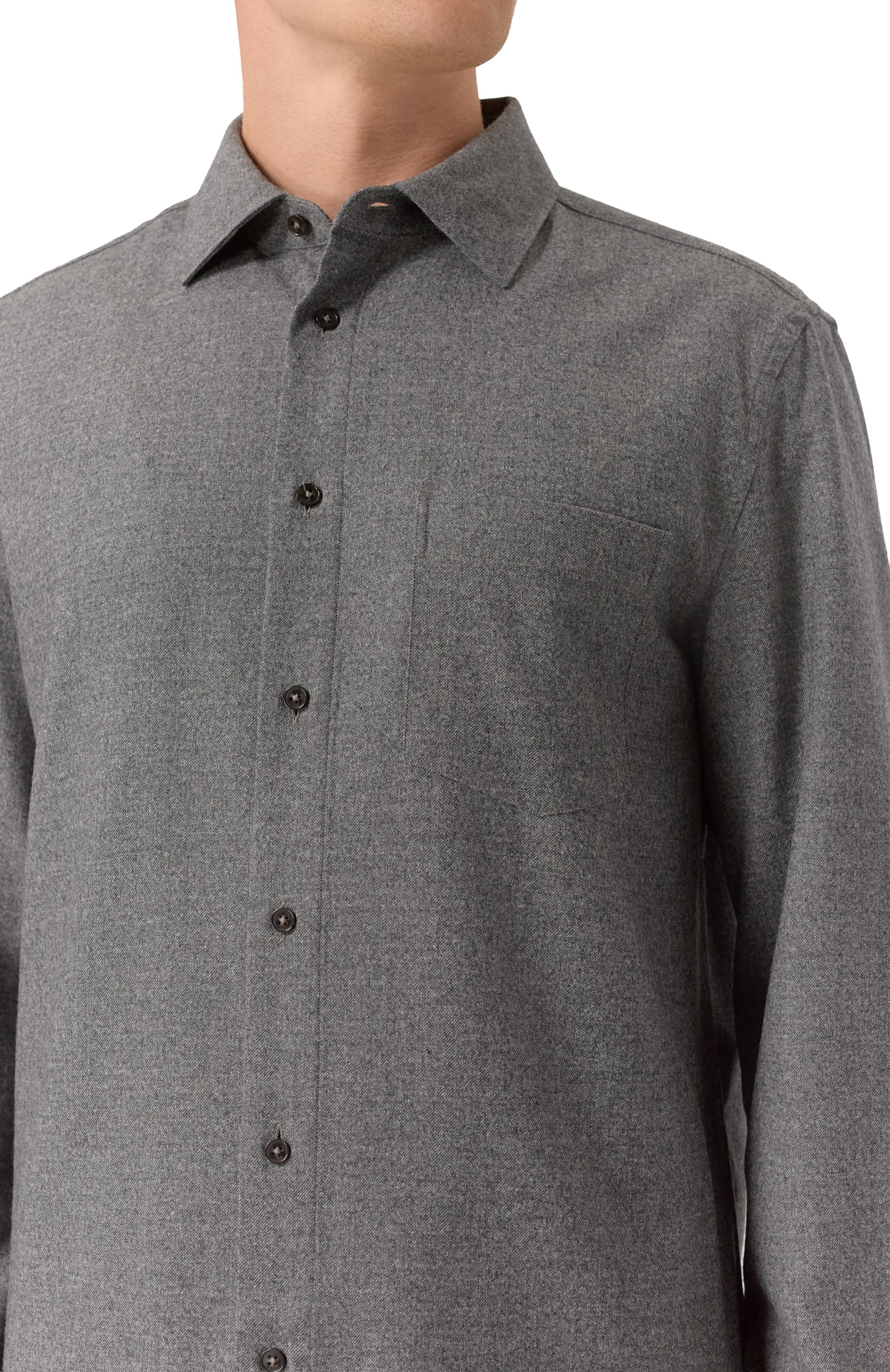 Шерстяная рубашка 12 STOREEZ, арт. 129508, фото 5