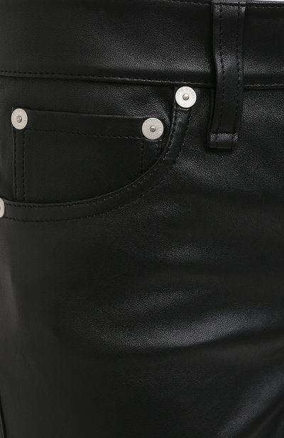 Кожаные брюки RAG AND BONE, арт. WCW20H70013401, фото 5
