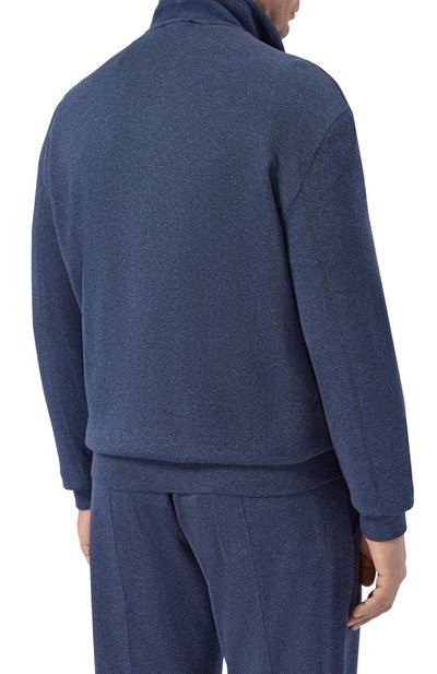 Толстовка из хлопка и шелка CORTIGIANI, арт. 4AF630, фото 4