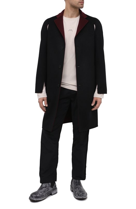 Шерстяное пальто A-COLD-WALL Чёрный, фото 2