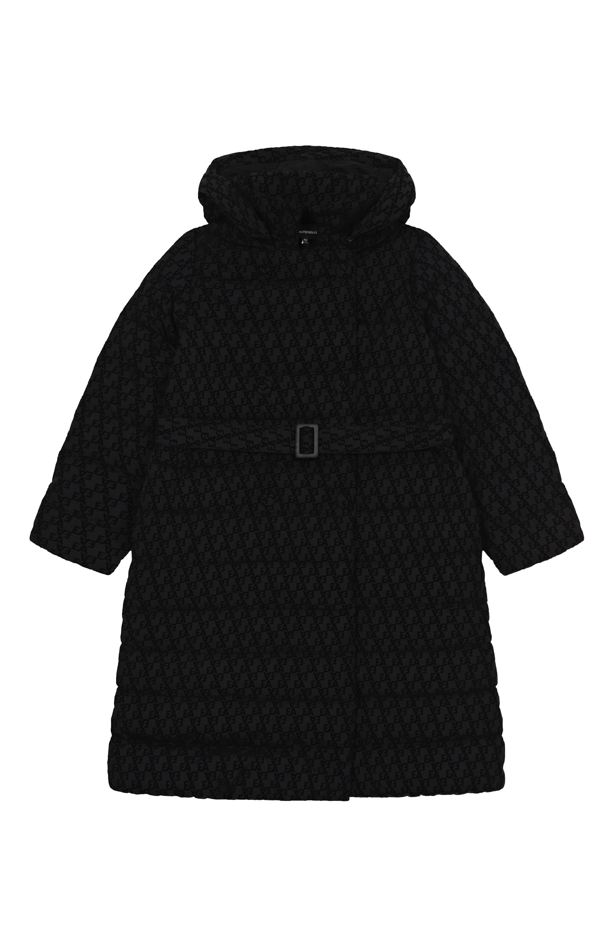 Пуховое пальто EMPORIO ARMANI темно-синего цвета по цене 52350 руб., арт. EG000307/AF16034, фото 1 Пуховое пальто EMPORIO ARMANI, арт. EG000307/AF16034, фото 1