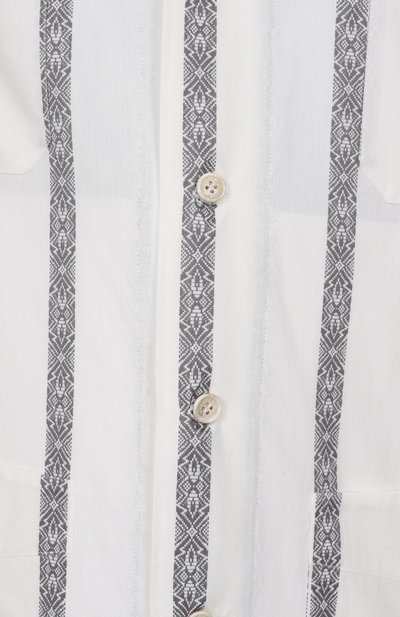 Хлопковая рубашка BRUNELLO CUCINELLI, арт. MM6790648, фото 5