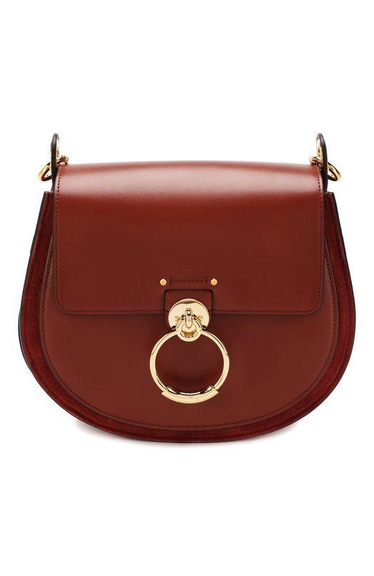 Сумка Tess large Chloé CHC18WS152A37 Коричневый  CHC18WS152A37 Фото 6