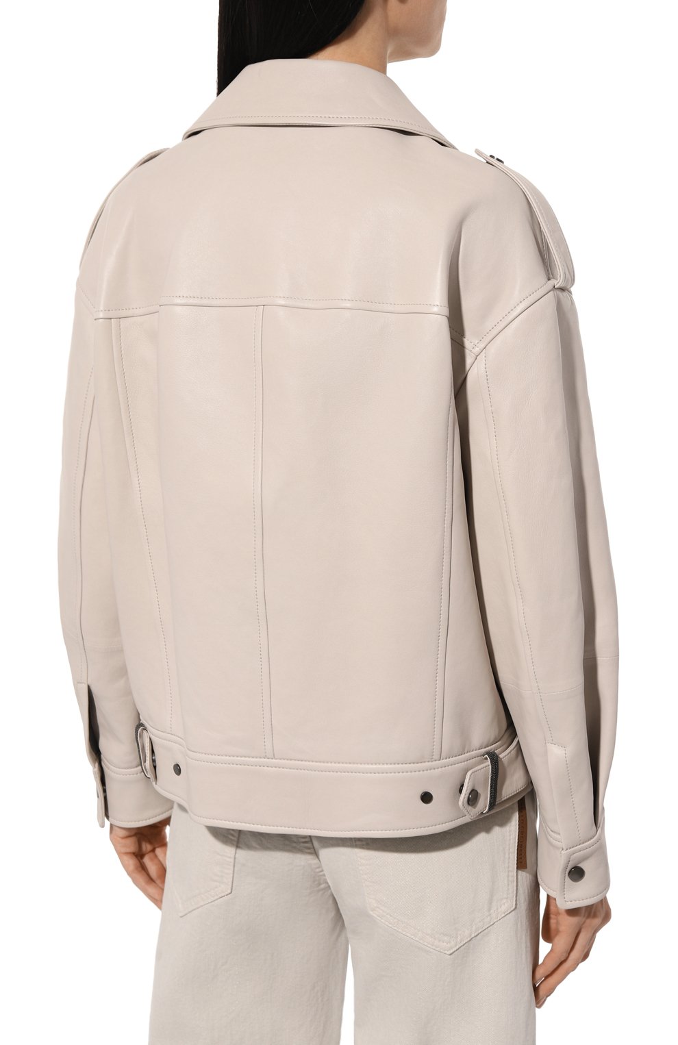 Кожаная куртка BRUNELLO CUCINELLI, арт. MPNGI7993P, фото 4