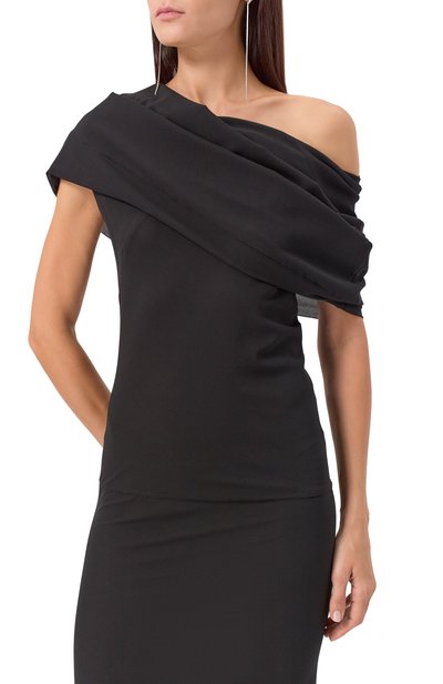 Шелковое платье ARMARIUM черного цвета по цене 219500 руб., арт. ARMFWD027/SE05, фото 5 Шелковое платье ARMARIUM, арт. ARMFWD027/SE05, фото 5