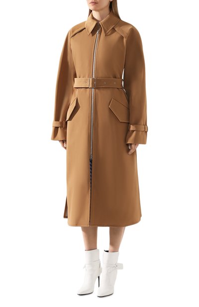 Плащ ACNE STUDIOS коричневого цвета по цене 83200 руб., арт. A90228/W, фото 3 Плащ ACNE STUDIOS, арт. A90228/W, фото 3
