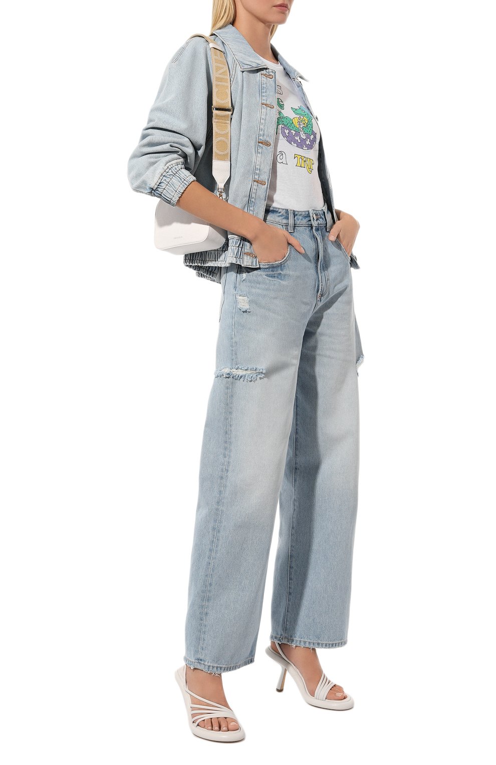 Хлопковая футболка RE/DONE, арт. 024-02WBXT001, фото 2