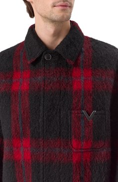 Шерстяная куртка-рубашка VALENTINO, арт. 5V3CJJ90A9K, фото 5