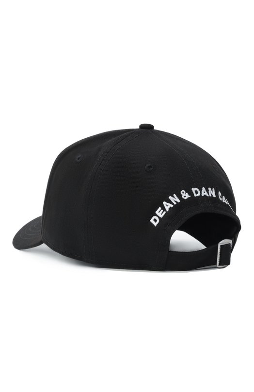 Хлопковая бейсболка Dsquared2 BCM0871/05C00001 Чёрный  BCM0871/05C00001 Фото 3