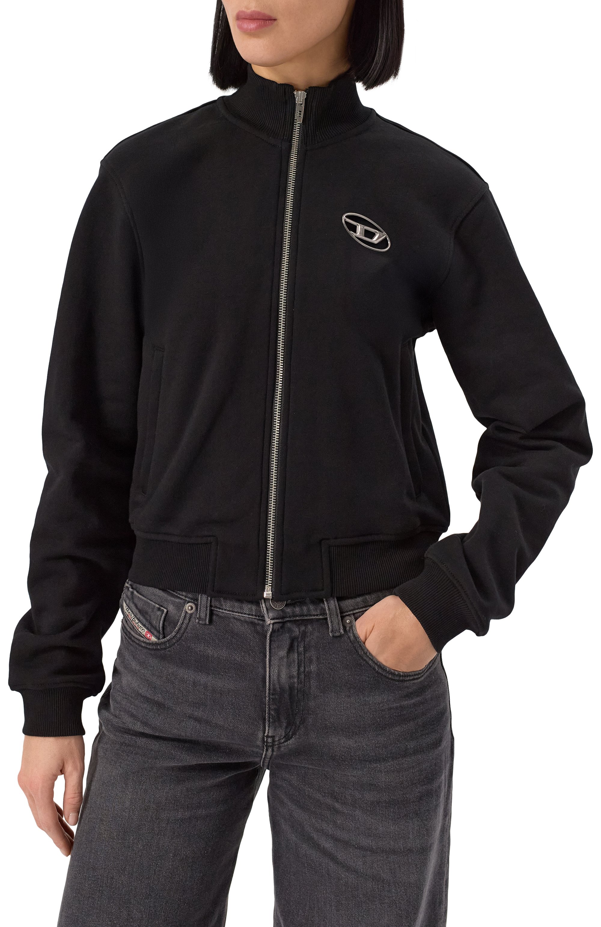 Хлопковая толстовка DIESEL, арт. A16842/0BMBJ, фото 3