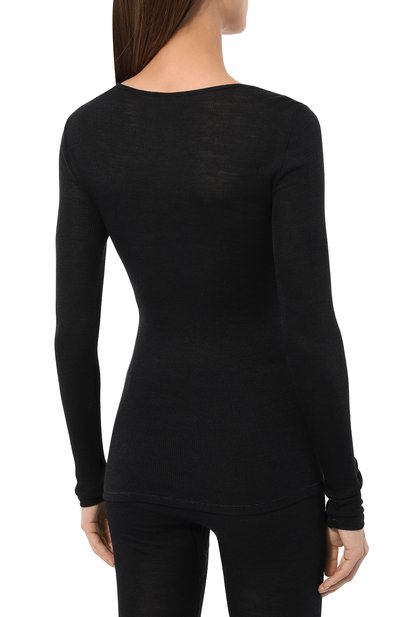 Лонгслив из шерсти и шелка HANRO, арт. 070974, фото 4