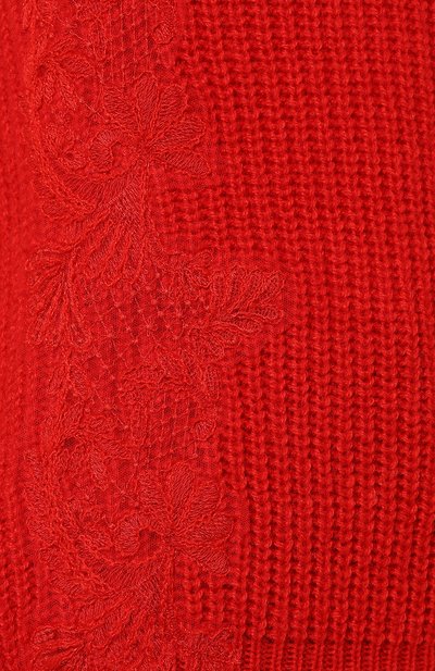 Свитер ERMANNO ERMANNO SCERVINO красного цвета по цене 45400 руб., арт. 45T MG71 AME, фото 5 Свитер ERMANNO ERMANNO SCERVINO, арт. 45T MG71 AME, фото 5