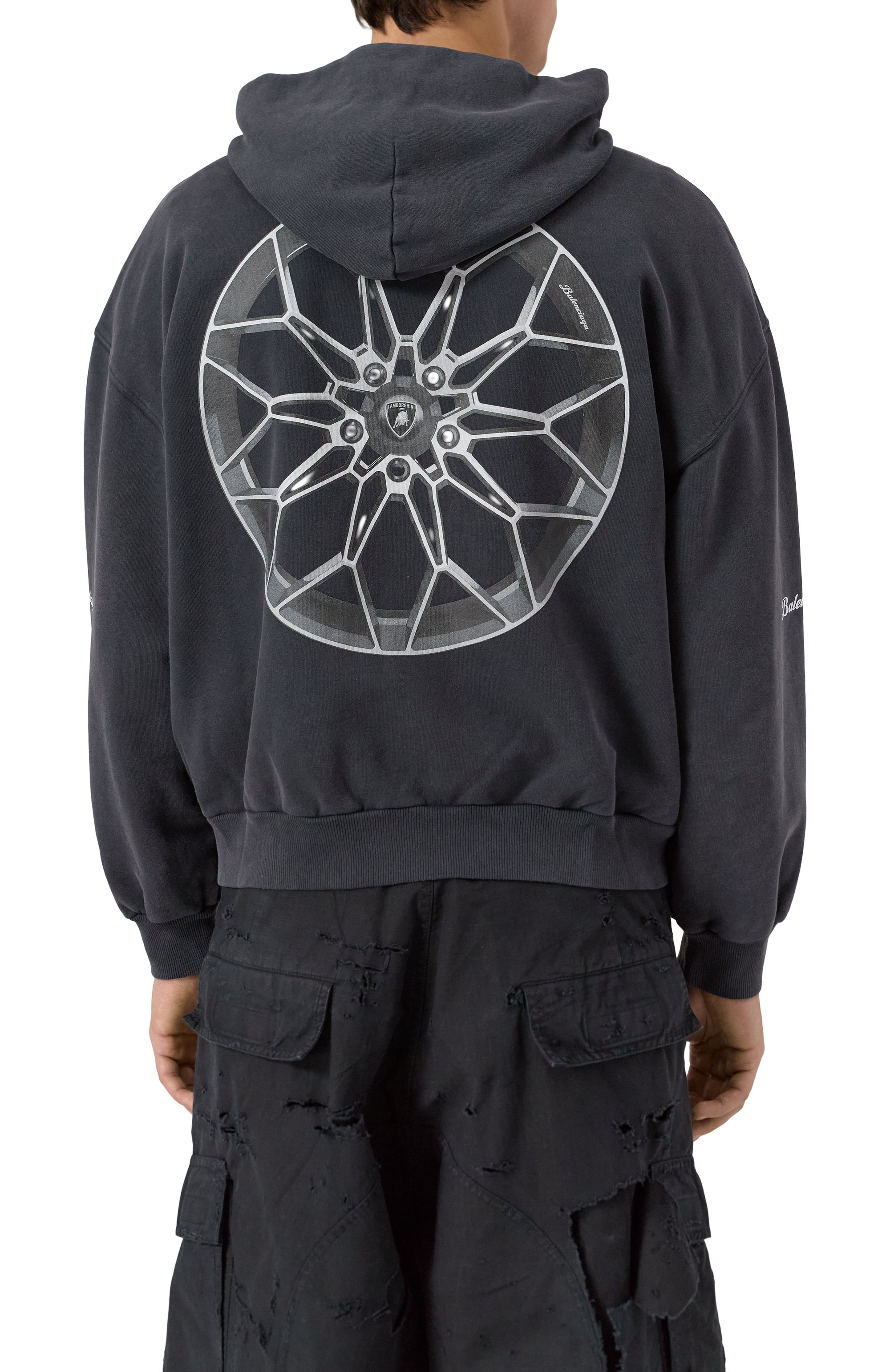 Хлопковая толстовка balenciaga x automobili lamborghini BALENCIAGA, арт. 833399/TSVT9, фото 4