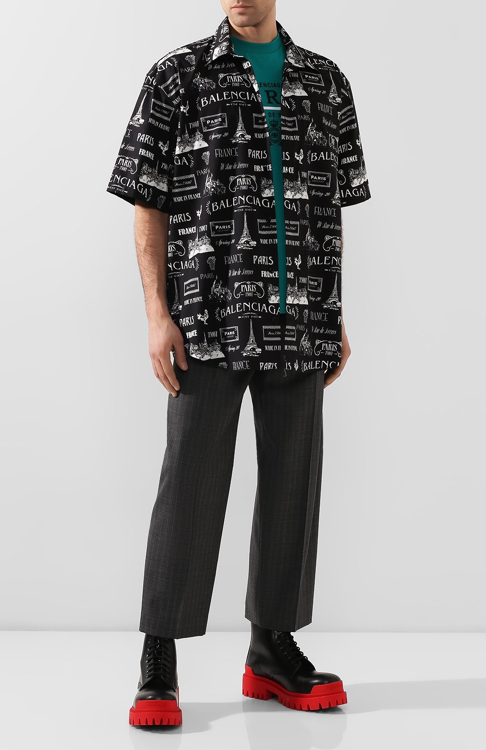 Шерстяные брюки BALENCIAGA, арт. 595288/TGT15, фото 2