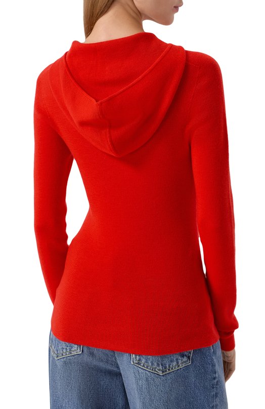 Шерстяное худи Lesyanebo LN08H-011_CHI Красный  LN08H-011_CHI Фото 4