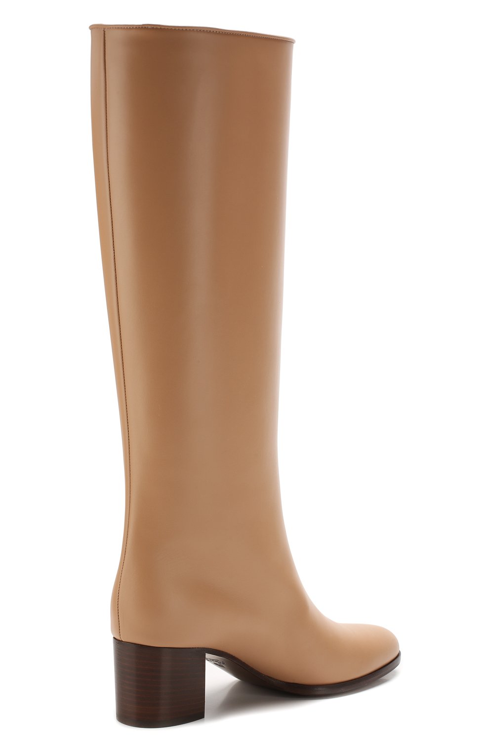 Кожаные сапоги paris LORO PIANA бежевого цвета по цене 148500 руб., арт. FAI7062, фото 4 Кожаные сапоги paris LORO PIANA, арт. FAI7062, фото 4