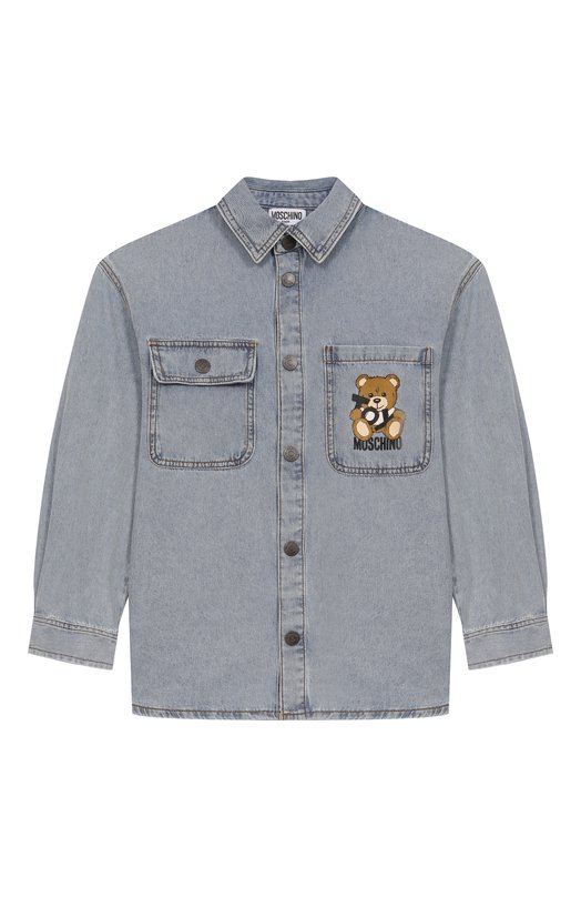 

Джинсовая рубашка Moschino, Голубой