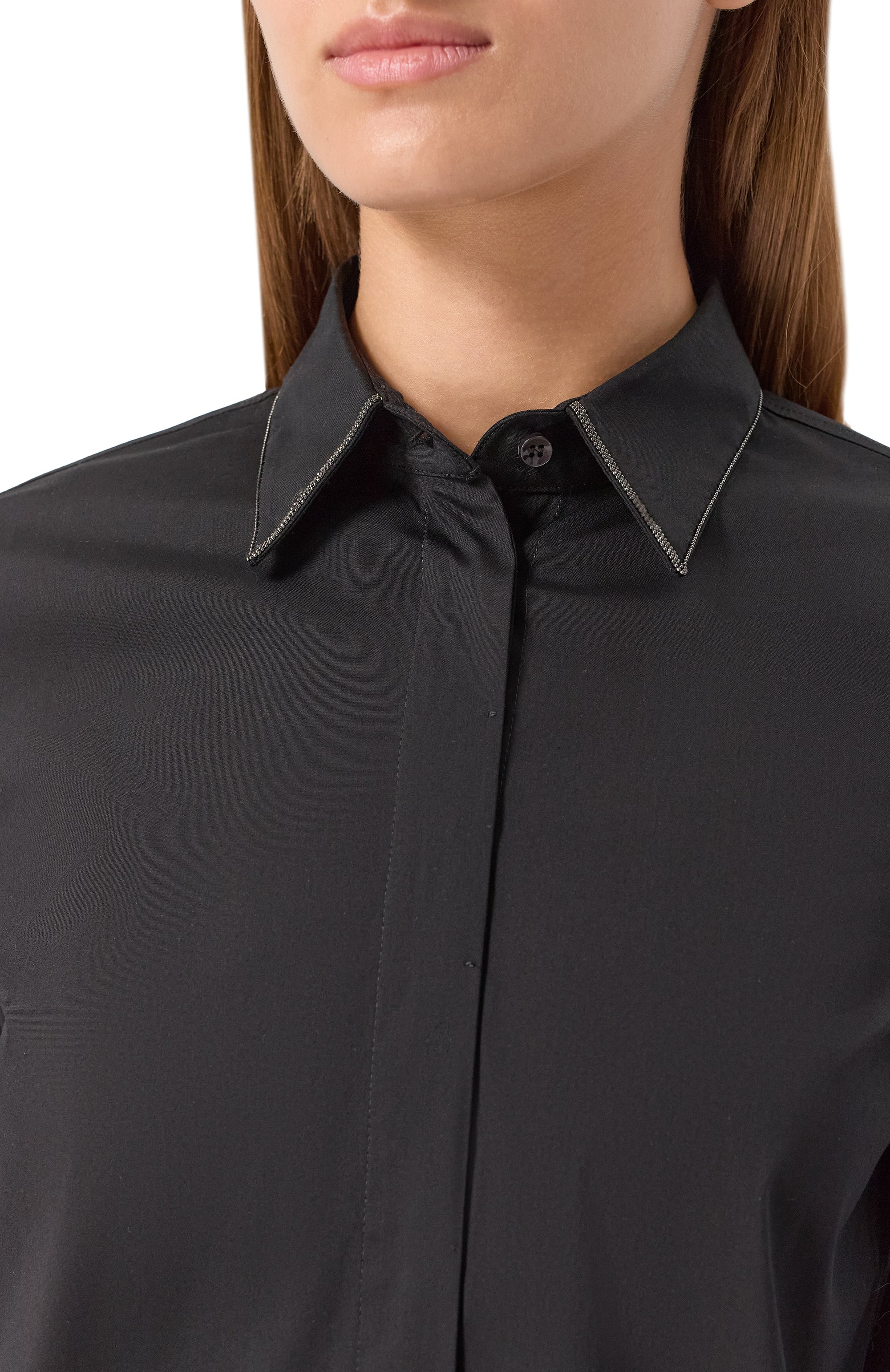 Хлопковая рубашка BRUNELLO CUCINELLI, арт. MP091MA606, фото 5