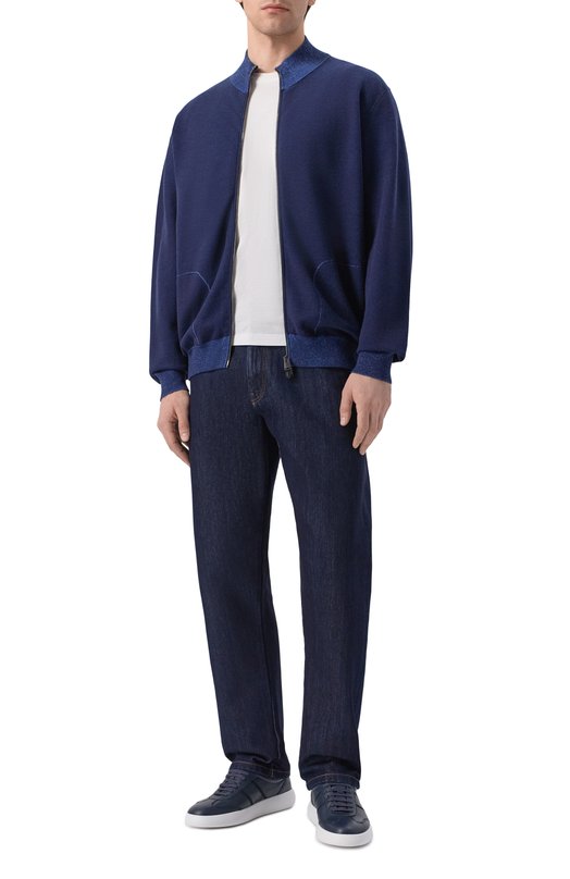 Кардиган Canali C1174/MK02276 Синий  C1174/MK02276 Фото 2