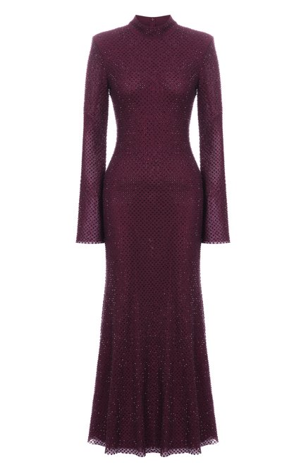 Женское платье с отделкой стразами SELF-PORTRAIT, арт. SC25031MBU