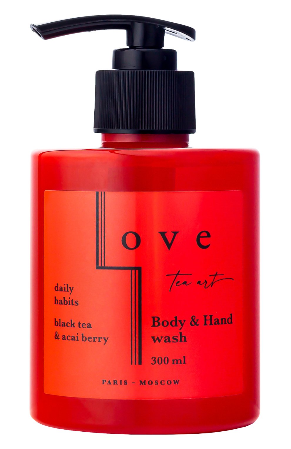 Гель для душа и рук черный чай и ягоды асаи (300ml) LOVE TEA ART бесцветного цвета по цене 2000 руб., арт. 4603805890058, фото 1 Гель для душа и рук черный чай и ягоды асаи (300ml) LOVE TEA ART, арт. 4603805890058, фото 1