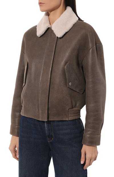 Бомбер из овчины ALINE, арт. AL010905, фото 3