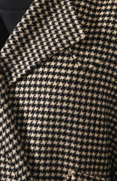 Пальто из смеси шерсти и шелка NANUSHKA, арт. ALAM0_H0UNDST00TH_D0UBLE SILK W00L BLEND, фото 5