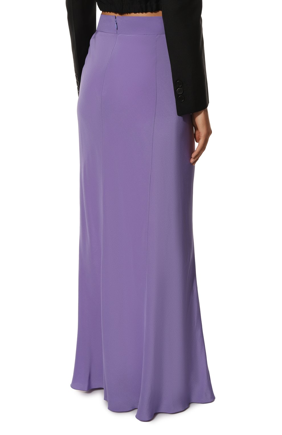 Шелковая юбка PRADA, арт. P152T-1H51-F0373-221, фото 4