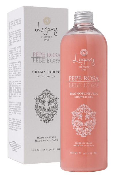 Парфюмерный гель для душа pepe rosa / "розовый перец" (500ml) LOGEVY FIRENZE 1965, арт. 8050519370622, фото 2