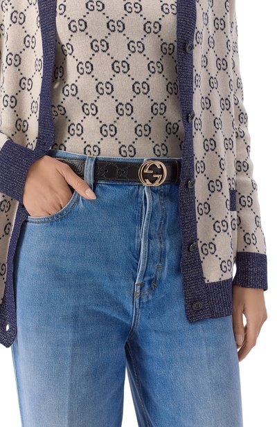 Кожаный ремень GUCCI, арт. 813008/AAD5L, фото 2