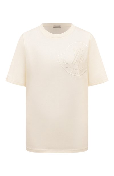 Женская хлопковая футболка MONCLER, арт. 8C000-20-829HP